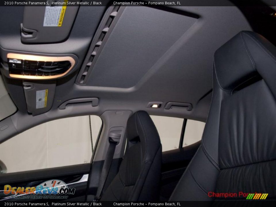 2010 Porsche Panamera S Platinum Silver Metallic / Black Photo #18