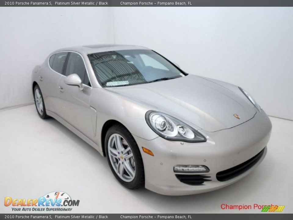 2010 Porsche Panamera S Platinum Silver Metallic / Black Photo #20