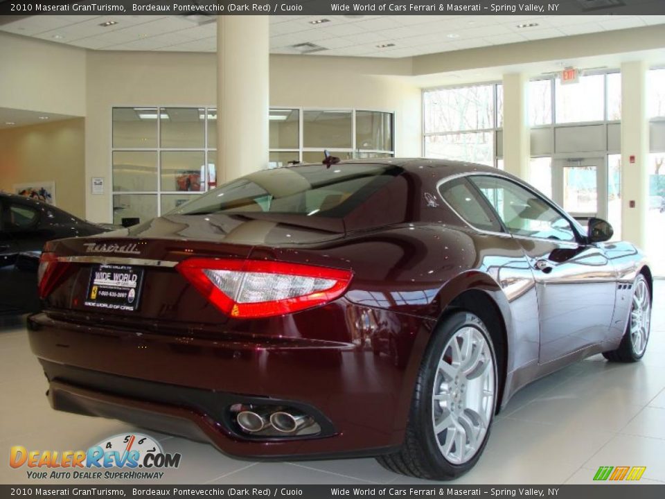 2010 Maserati GranTurismo Bordeaux Pontevecchio (Dark Red) / Cuoio Photo #5