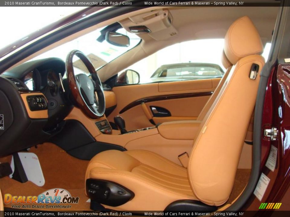 2010 Maserati GranTurismo Bordeaux Pontevecchio (Dark Red) / Cuoio Photo #10