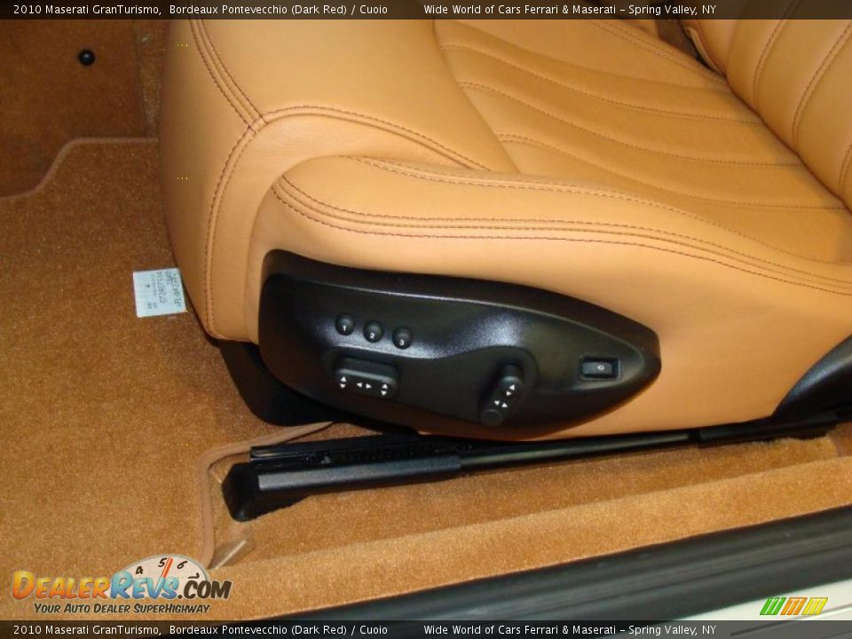 2010 Maserati GranTurismo Bordeaux Pontevecchio (Dark Red) / Cuoio Photo #13