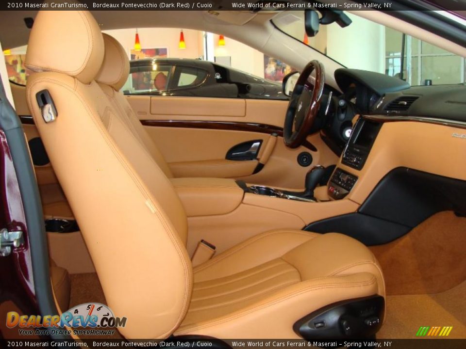 2010 Maserati GranTurismo Bordeaux Pontevecchio (Dark Red) / Cuoio Photo #14