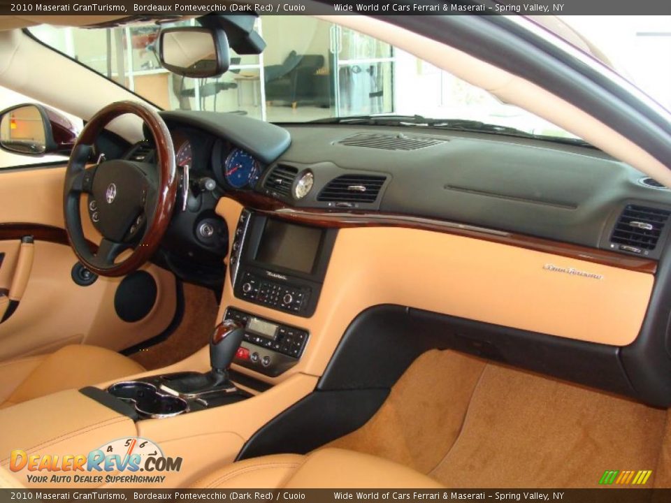 2010 Maserati GranTurismo Bordeaux Pontevecchio (Dark Red) / Cuoio Photo #15