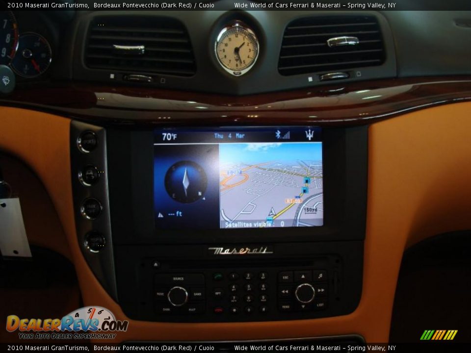 2010 Maserati GranTurismo Bordeaux Pontevecchio (Dark Red) / Cuoio Photo #18