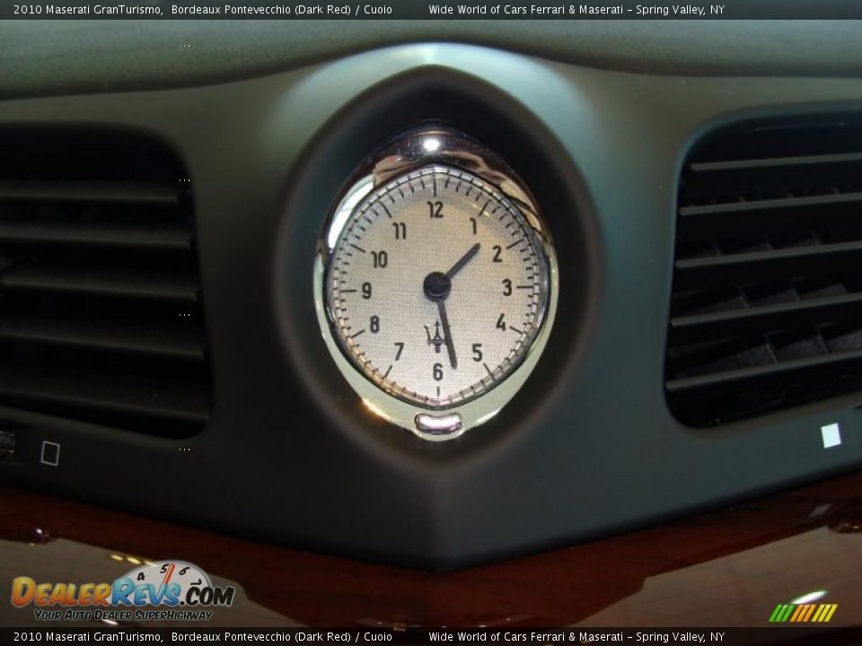 2010 Maserati GranTurismo Bordeaux Pontevecchio (Dark Red) / Cuoio Photo #21