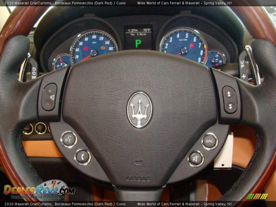 2010 Maserati GranTurismo Bordeaux Pontevecchio (Dark Red) / Cuoio Photo #22