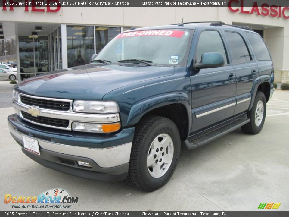 2005 Chevrolet Tahoe LT Bermuda Blue Metallic / Gray/Dark Charcoal Photo #1