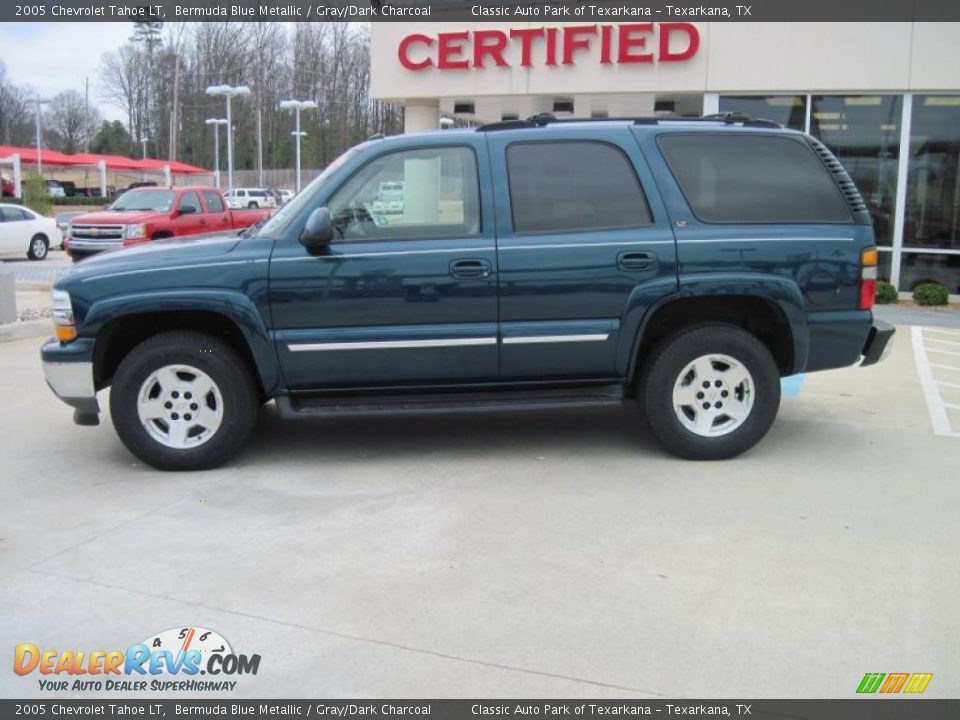 2005 Chevrolet Tahoe LT Bermuda Blue Metallic / Gray/Dark Charcoal Photo #3