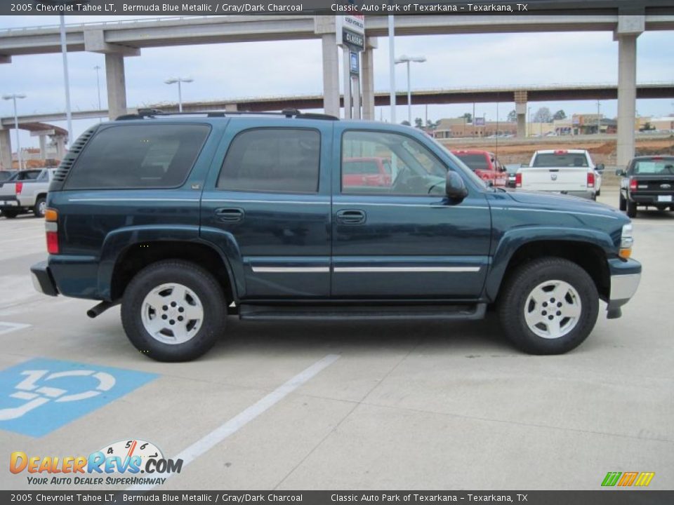 2005 Chevrolet Tahoe LT Bermuda Blue Metallic / Gray/Dark Charcoal Photo #4