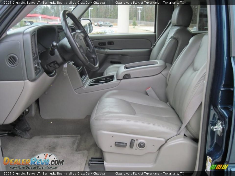2005 Chevrolet Tahoe LT Bermuda Blue Metallic / Gray/Dark Charcoal Photo #9