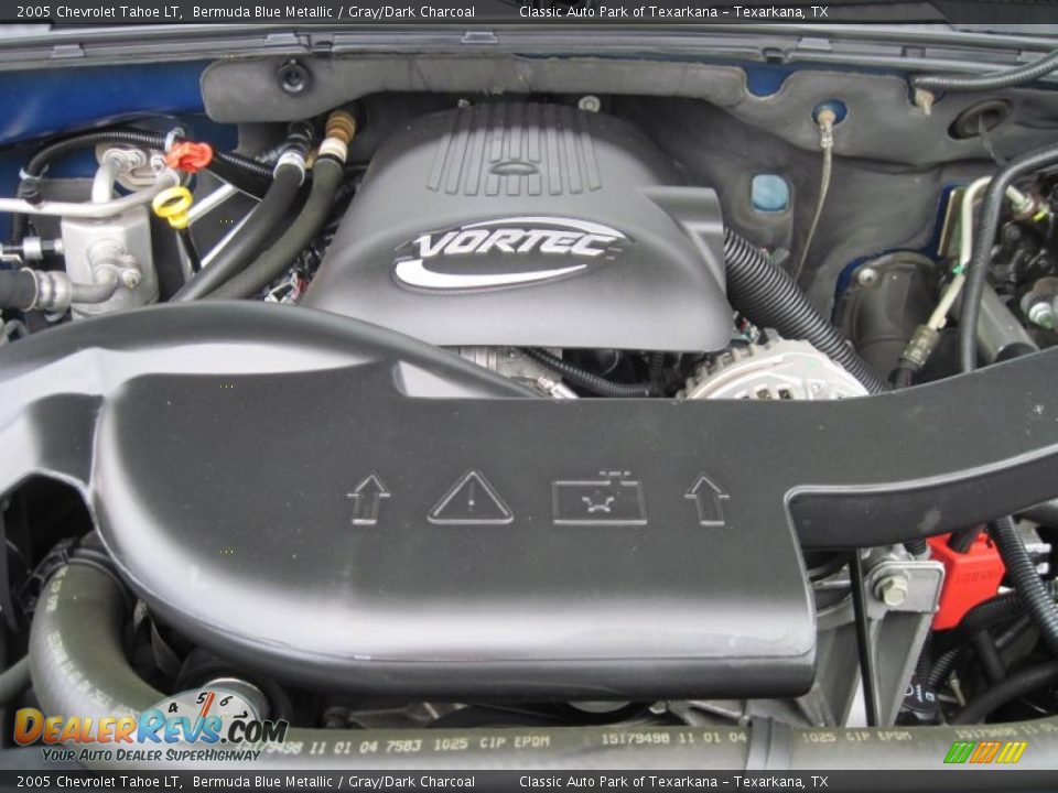2005 Chevrolet Tahoe LT Bermuda Blue Metallic / Gray/Dark Charcoal Photo #13
