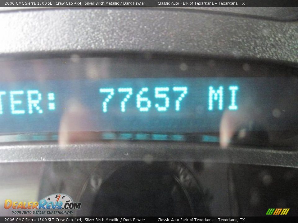 2006 GMC Sierra 1500 SLT Crew Cab 4x4 Silver Birch Metallic / Dark Pewter Photo #11