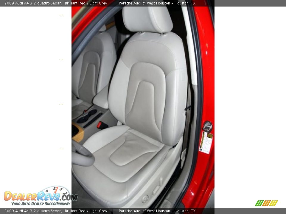 2009 Audi A4 3.2 quattro Sedan Brilliant Red / Light Grey Photo #30