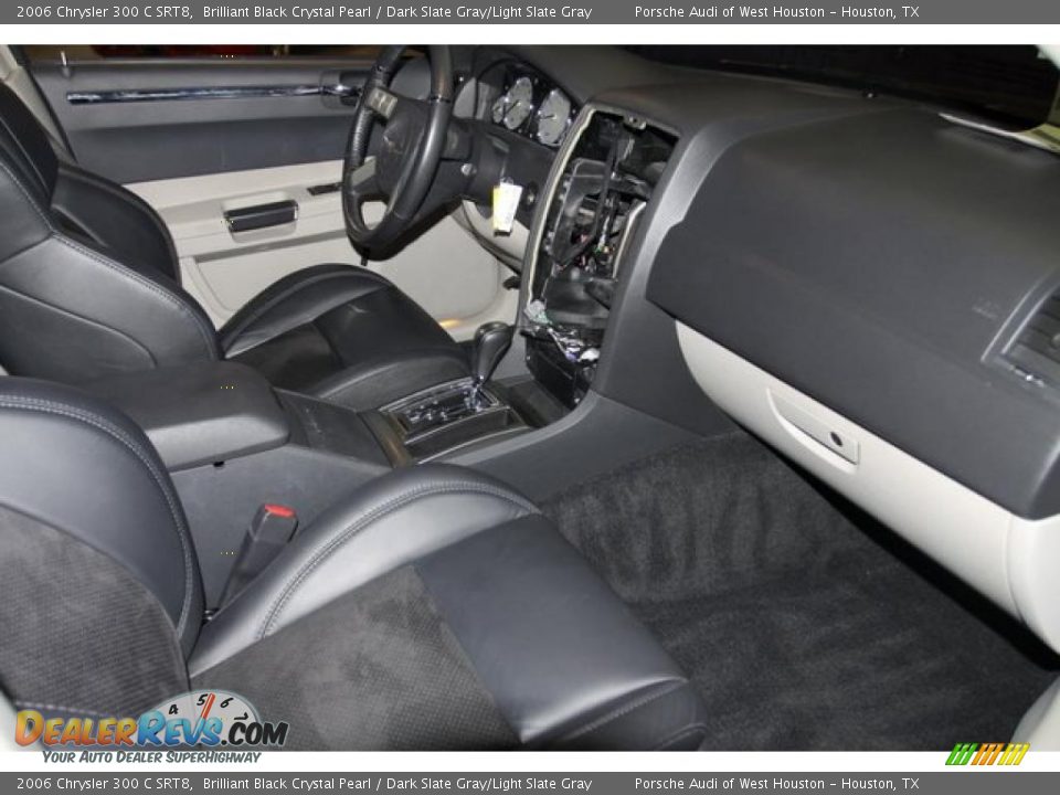 2006 Chrysler 300 C SRT8 Brilliant Black Crystal Pearl / Dark Slate Gray/Light Slate Gray Photo #6