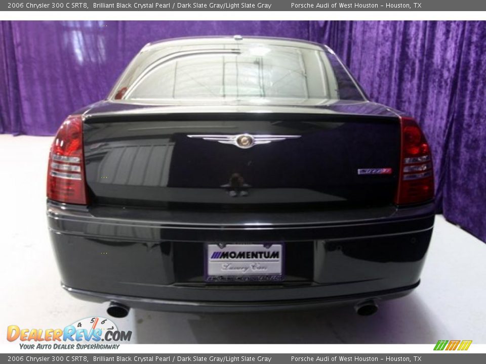 2006 Chrysler 300 C SRT8 Brilliant Black Crystal Pearl / Dark Slate Gray/Light Slate Gray Photo #17