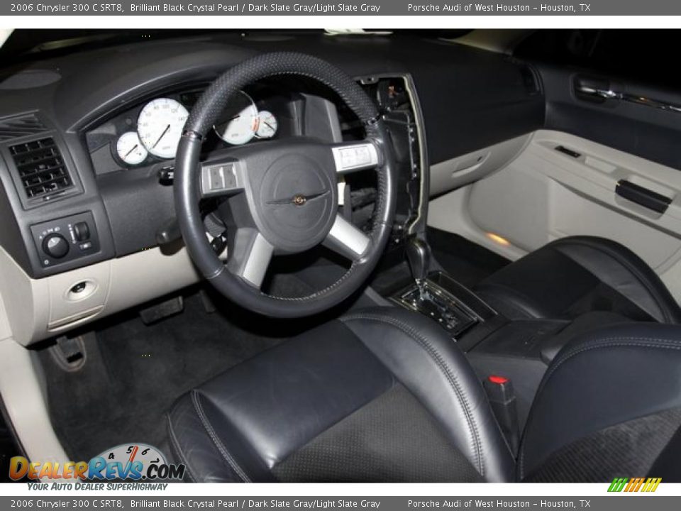 2006 Chrysler 300 C SRT8 Brilliant Black Crystal Pearl / Dark Slate Gray/Light Slate Gray Photo #18
