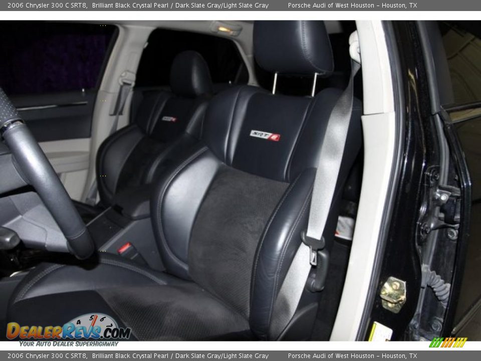 2006 Chrysler 300 C SRT8 Brilliant Black Crystal Pearl / Dark Slate Gray/Light Slate Gray Photo #19
