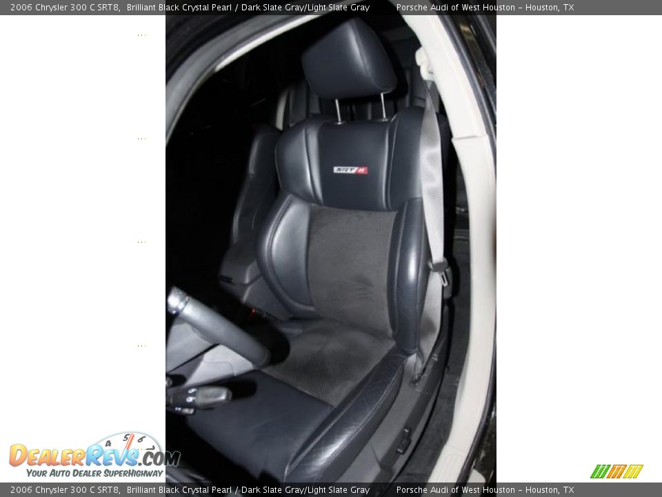 2006 Chrysler 300 C SRT8 Brilliant Black Crystal Pearl / Dark Slate Gray/Light Slate Gray Photo #20