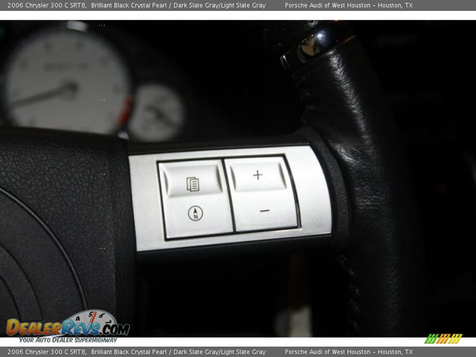 2006 Chrysler 300 C SRT8 Brilliant Black Crystal Pearl / Dark Slate Gray/Light Slate Gray Photo #27