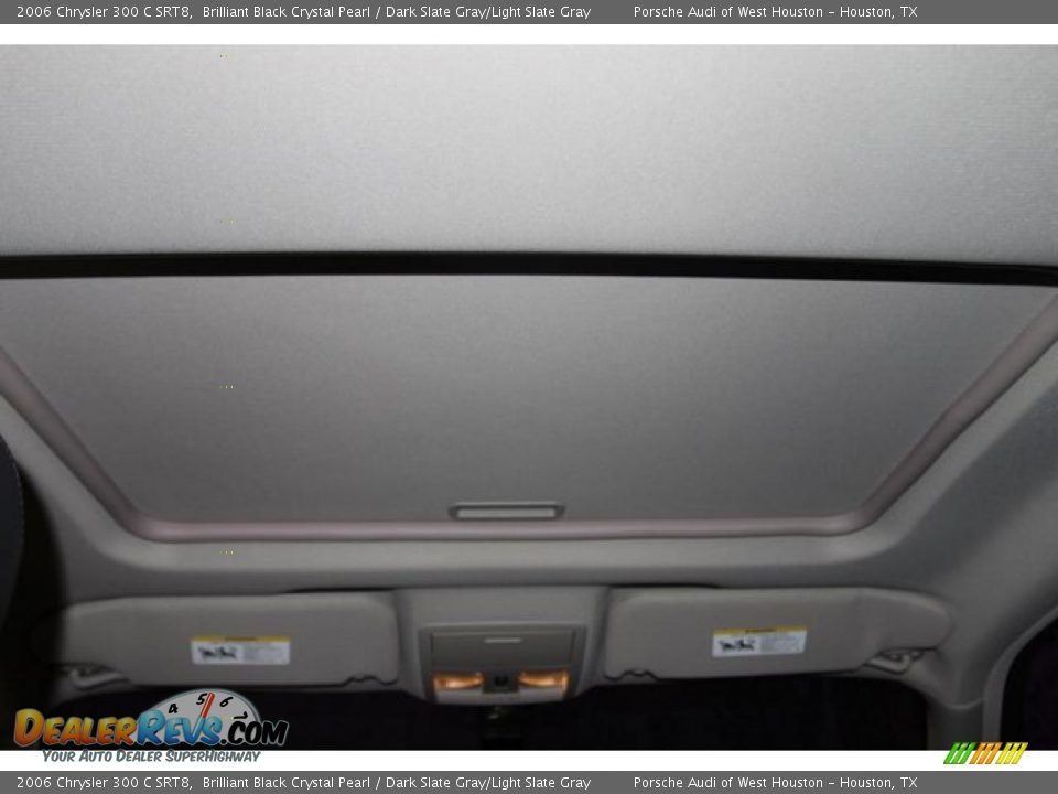 2006 Chrysler 300 C SRT8 Brilliant Black Crystal Pearl / Dark Slate Gray/Light Slate Gray Photo #31