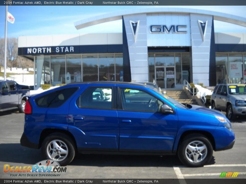 2004 Pontiac Aztek AWD Electric Blue Metallic / Dark Gray Photo #1