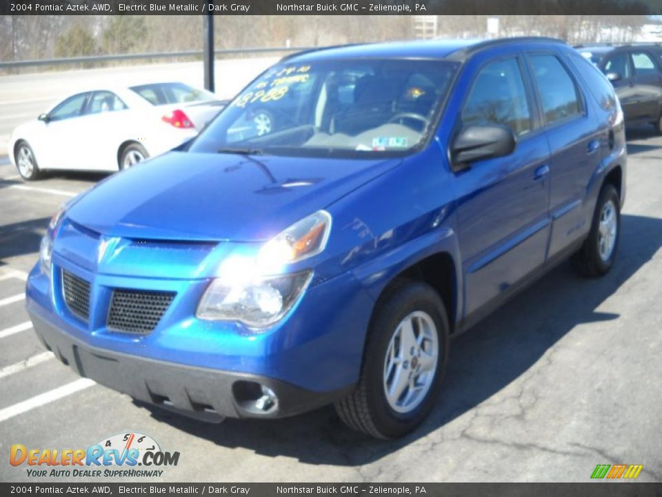 2004 Pontiac Aztek AWD Electric Blue Metallic / Dark Gray Photo #13