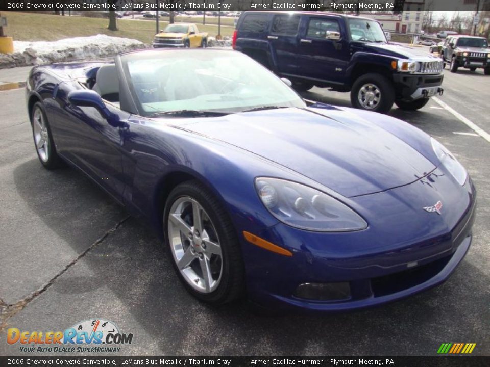 2006 Chevrolet Corvette Convertible LeMans Blue Metallic / Titanium Gray Photo #4