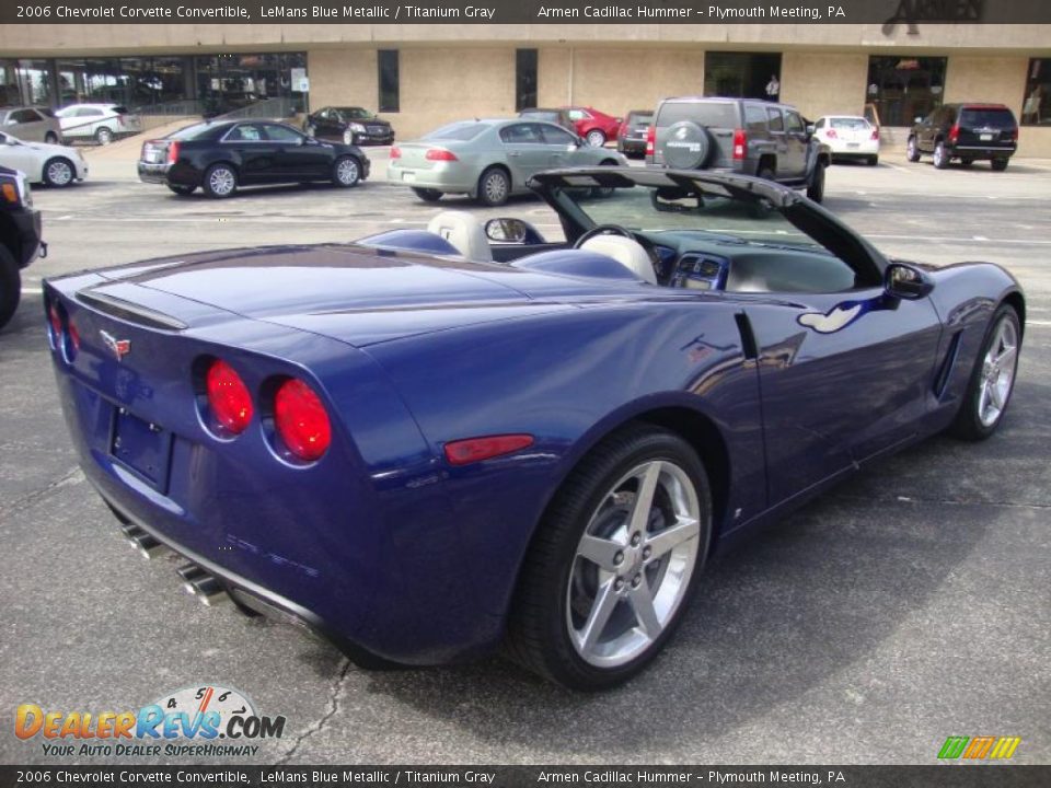 2006 Chevrolet Corvette Convertible LeMans Blue Metallic / Titanium Gray Photo #7