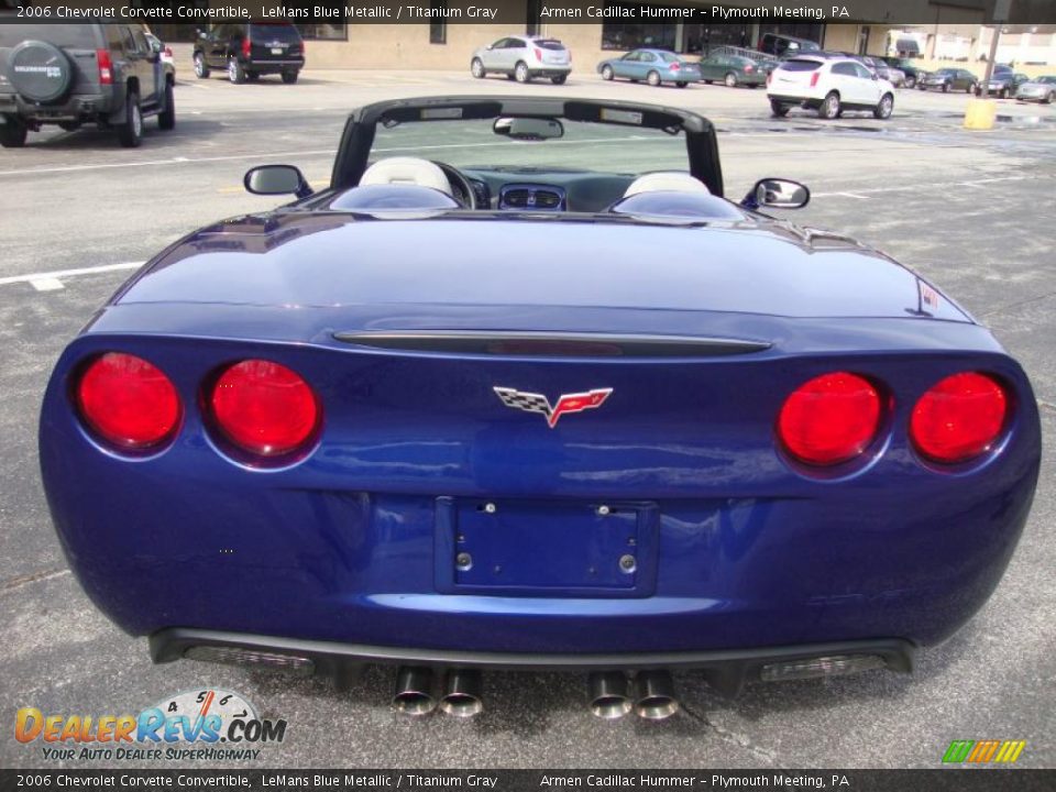2006 Chevrolet Corvette Convertible LeMans Blue Metallic / Titanium Gray Photo #8