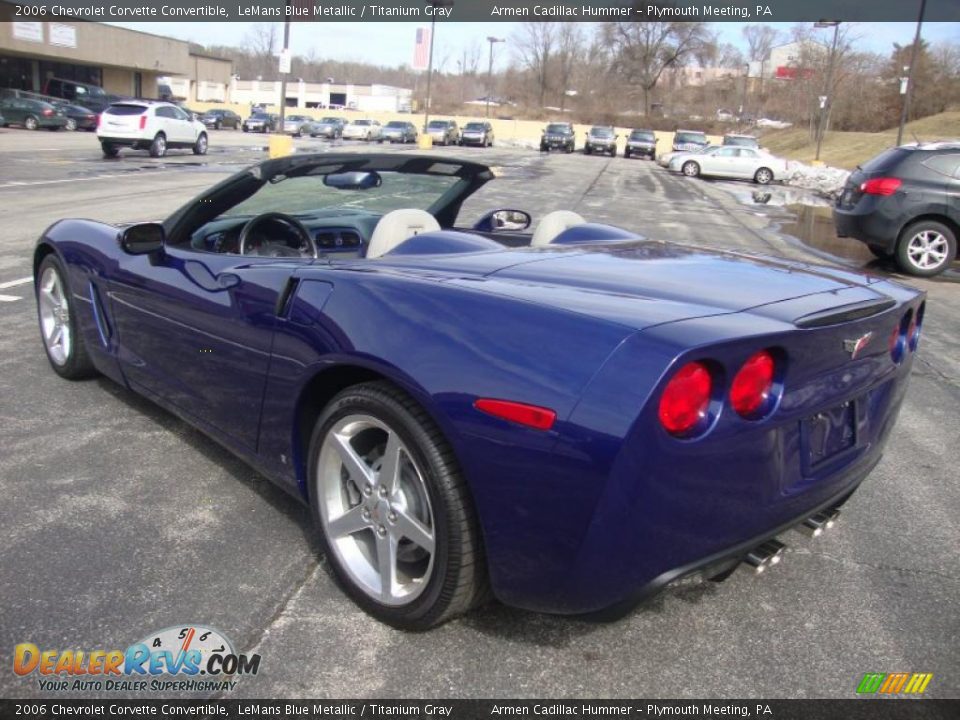 2006 Chevrolet Corvette Convertible LeMans Blue Metallic / Titanium Gray Photo #9