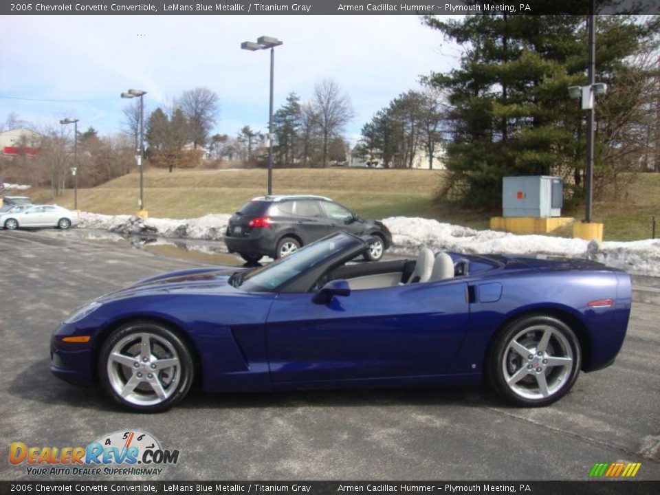 2006 Chevrolet Corvette Convertible LeMans Blue Metallic / Titanium Gray Photo #10