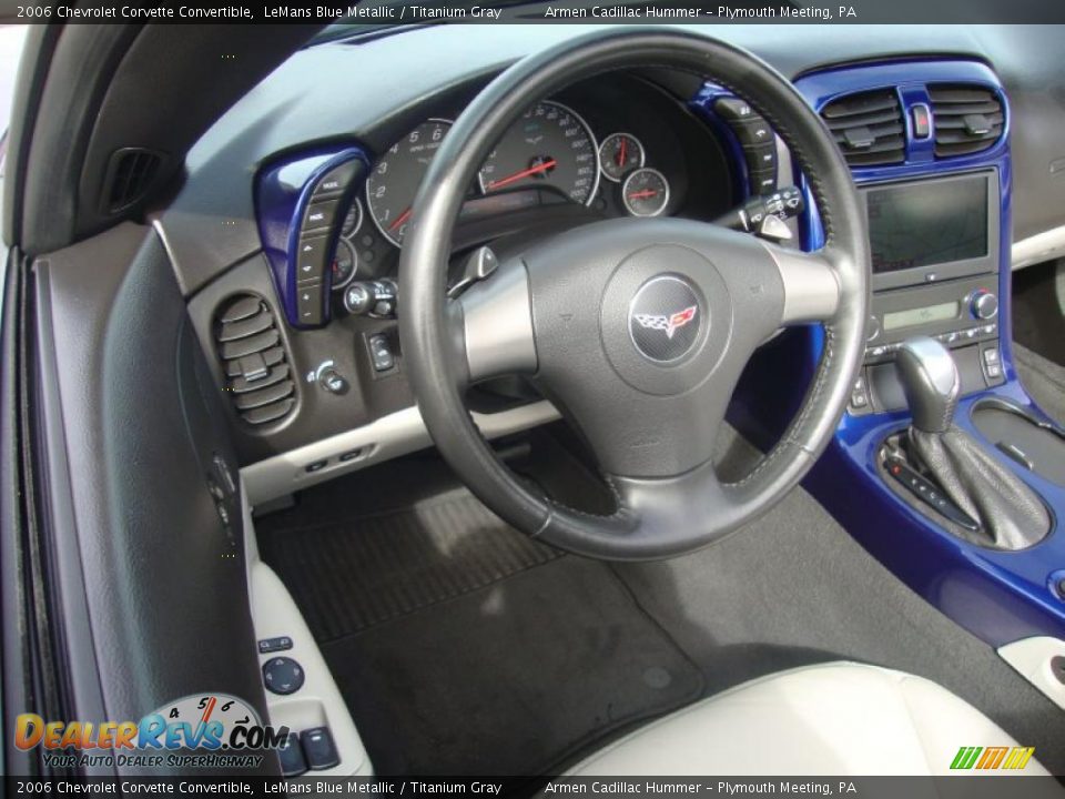 2006 Chevrolet Corvette Convertible LeMans Blue Metallic / Titanium Gray Photo #11