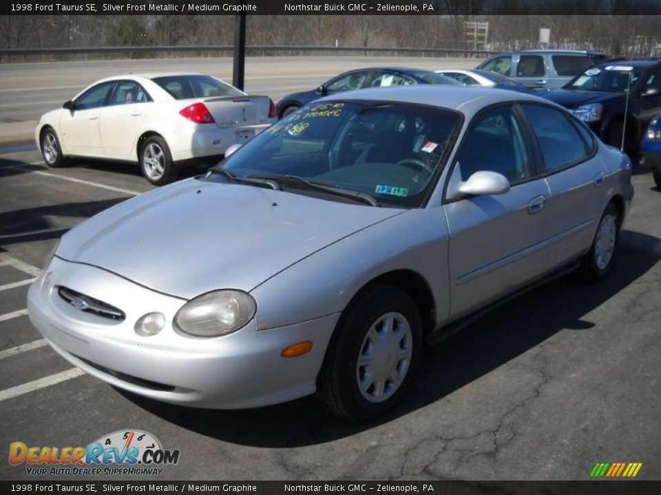 1998 Ford Taurus SE Silver Frost Metallic / Medium Graphite Photo #13