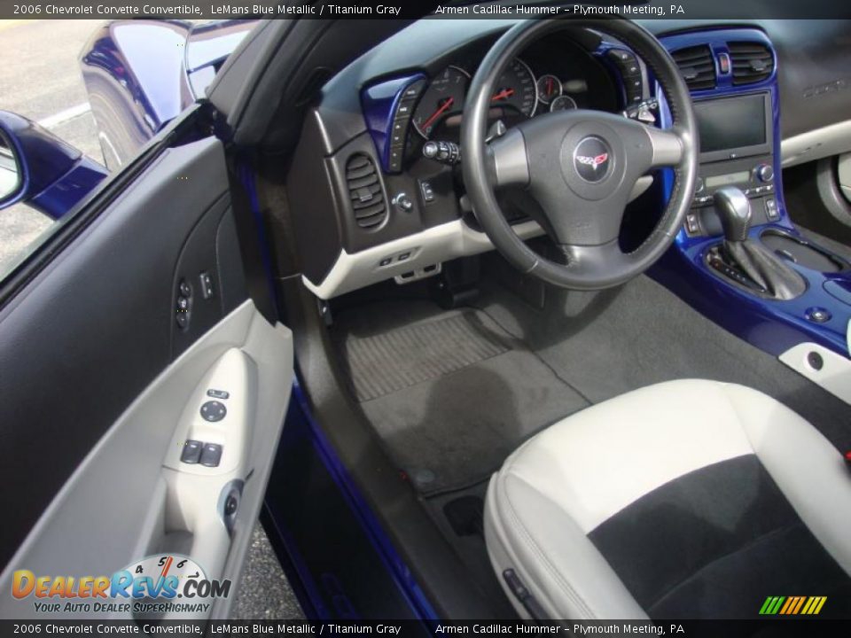 2006 Chevrolet Corvette Convertible LeMans Blue Metallic / Titanium Gray Photo #12