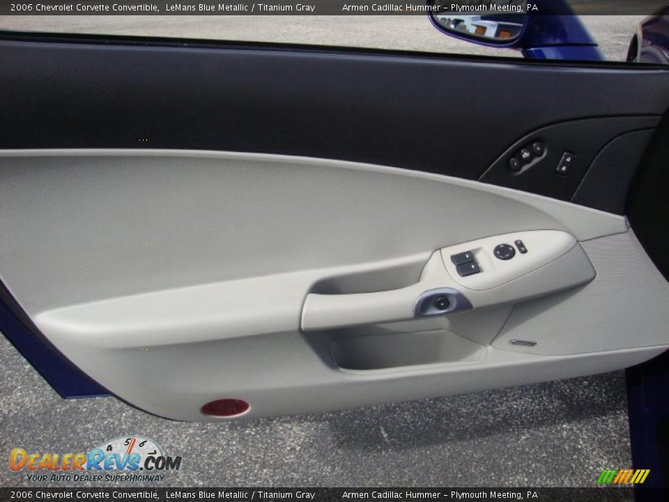 2006 Chevrolet Corvette Convertible LeMans Blue Metallic / Titanium Gray Photo #13