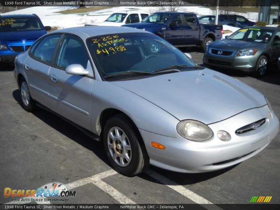 1998 Ford Taurus SE Silver Frost Metallic / Medium Graphite Photo #15