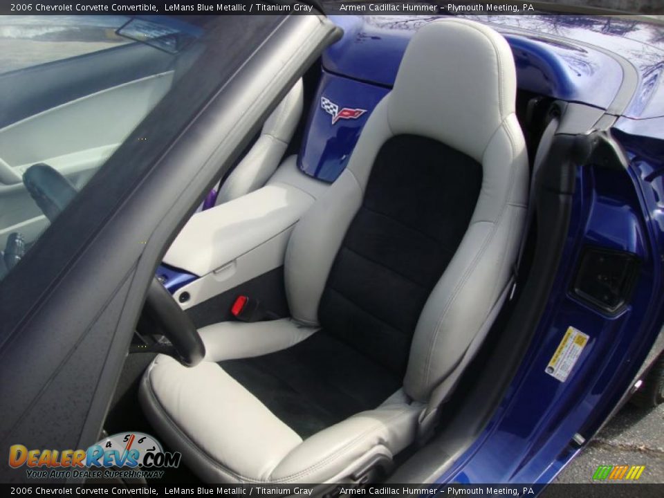 2006 Chevrolet Corvette Convertible LeMans Blue Metallic / Titanium Gray Photo #16