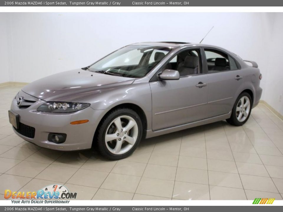 2006 Mazda MAZDA6 i Sport Sedan Tungsten Gray Metallic / Gray Photo #3
