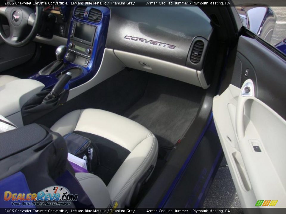 2006 Chevrolet Corvette Convertible LeMans Blue Metallic / Titanium Gray Photo #17