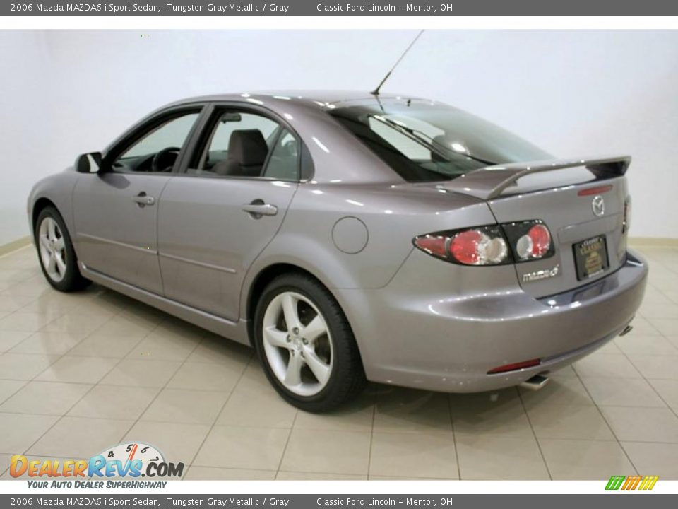 2006 Mazda MAZDA6 i Sport Sedan Tungsten Gray Metallic / Gray Photo #5