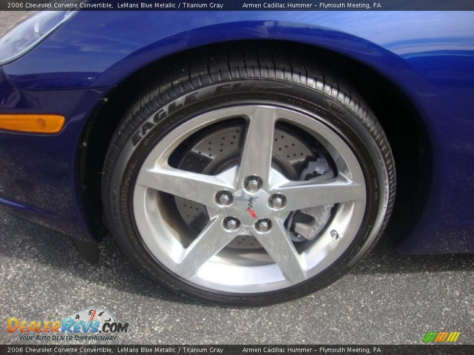 2006 Chevrolet Corvette Convertible LeMans Blue Metallic / Titanium Gray Photo #22
