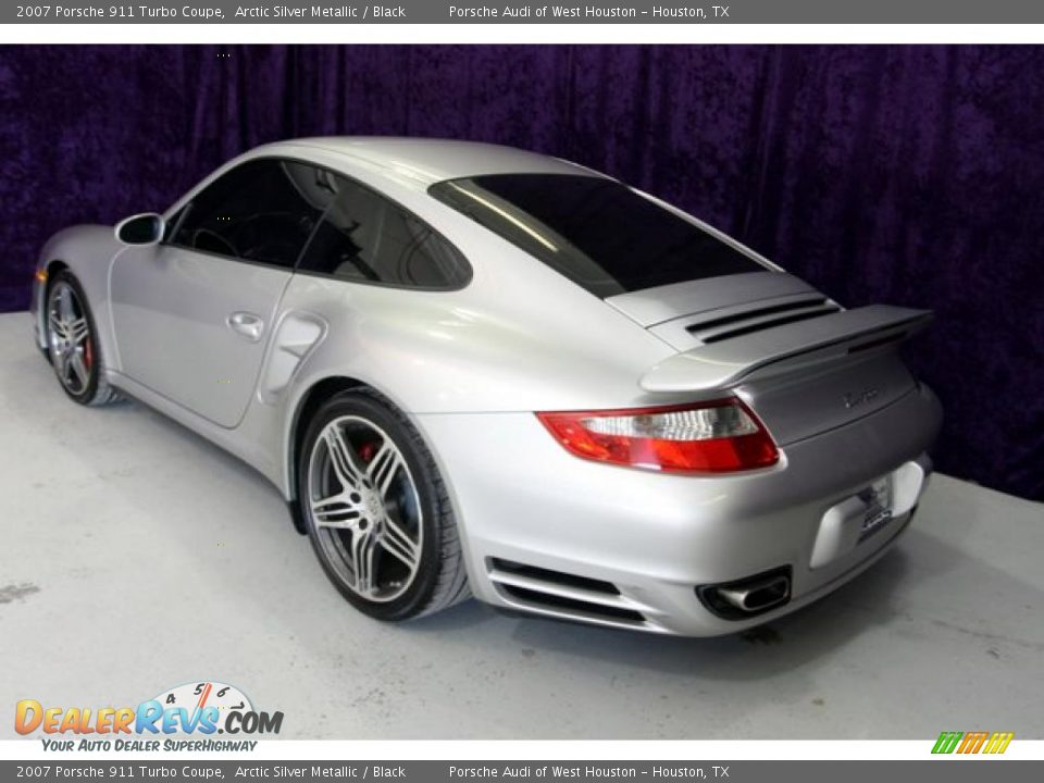 2007 Porsche 911 Turbo Coupe Arctic Silver Metallic / Black Photo #3
