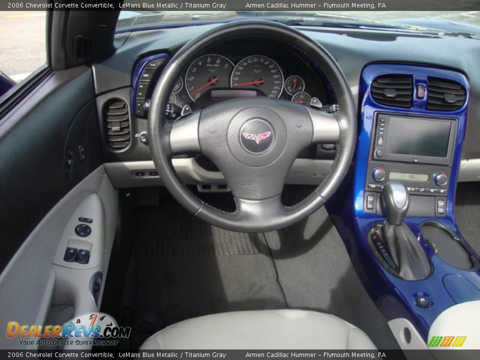 2006 Chevrolet Corvette Convertible LeMans Blue Metallic / Titanium Gray Photo #25