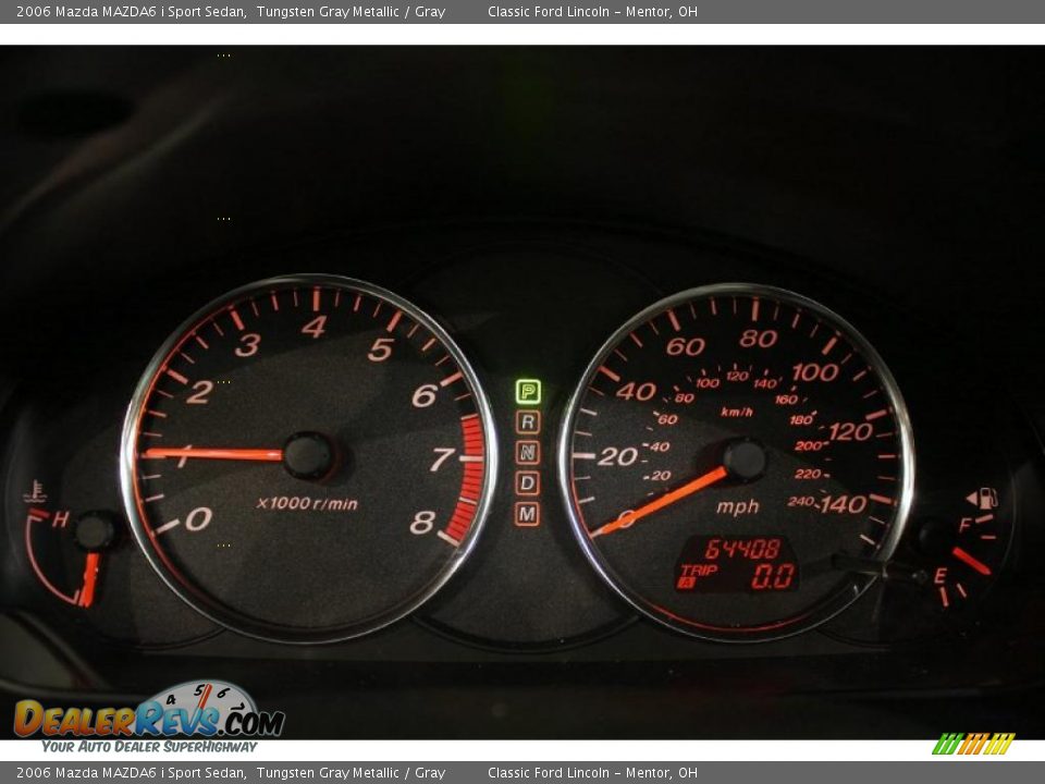 2006 Mazda MAZDA6 i Sport Sedan Tungsten Gray Metallic / Gray Photo #13