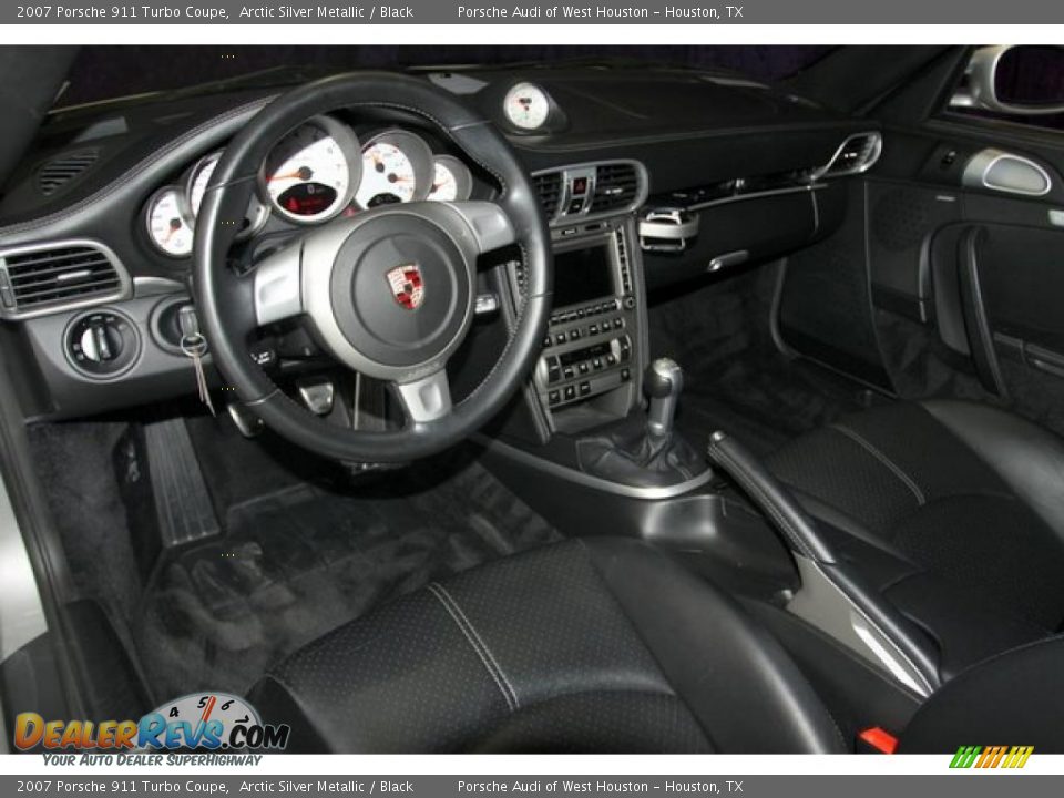 2007 Porsche 911 Turbo Coupe Arctic Silver Metallic / Black Photo #5