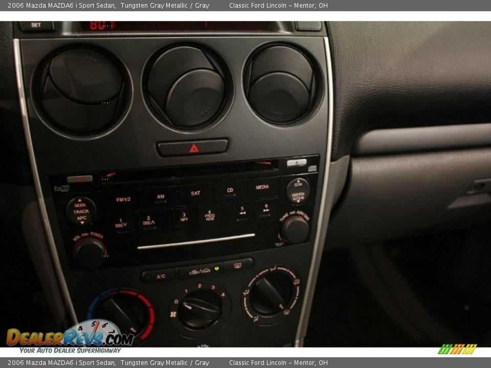 2006 Mazda MAZDA6 i Sport Sedan Tungsten Gray Metallic / Gray Photo #14