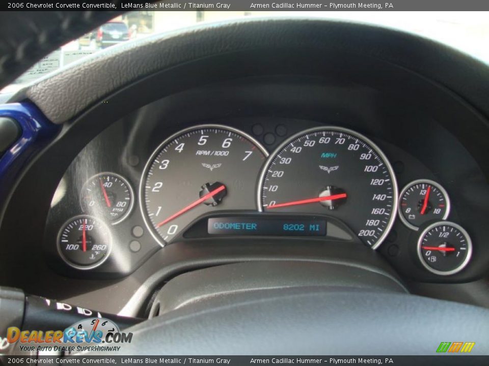 2006 Chevrolet Corvette Convertible LeMans Blue Metallic / Titanium Gray Photo #28