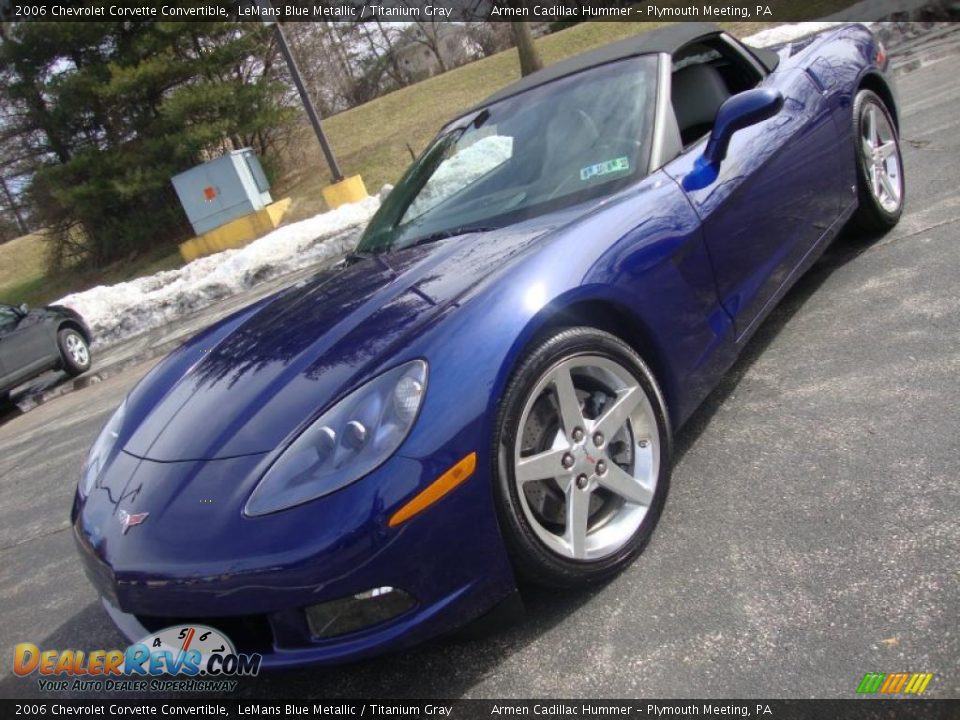 2006 Chevrolet Corvette Convertible LeMans Blue Metallic / Titanium Gray Photo #30