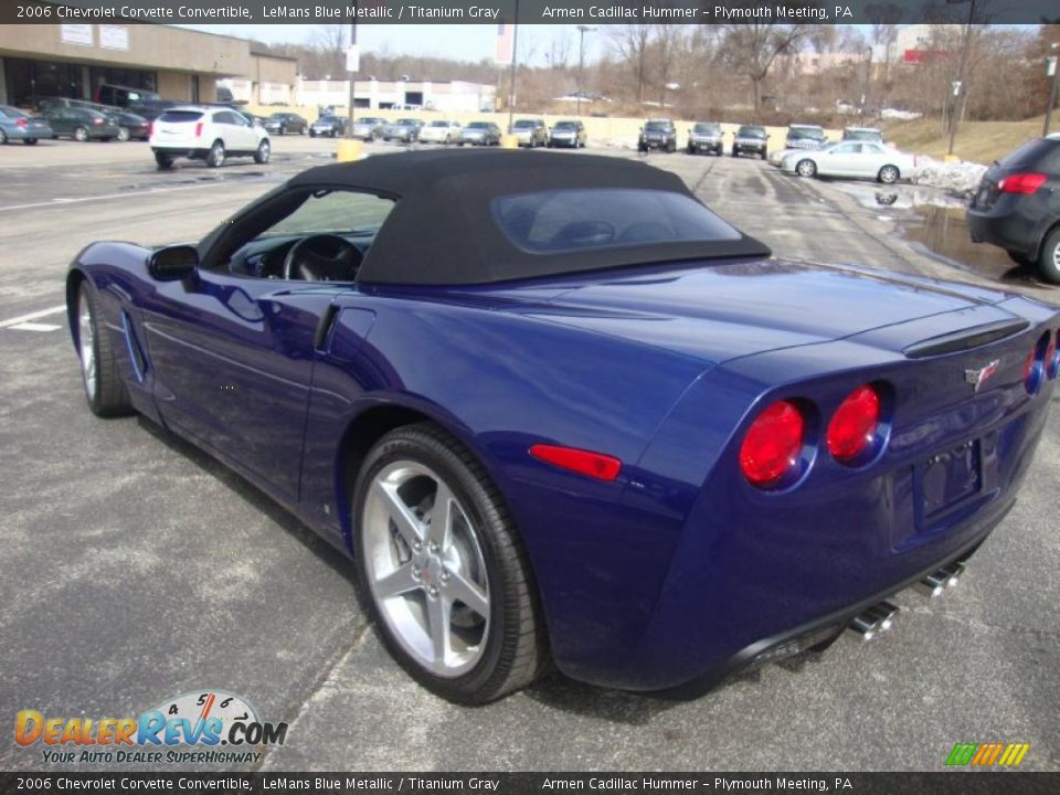 2006 Chevrolet Corvette Convertible LeMans Blue Metallic / Titanium Gray Photo #31