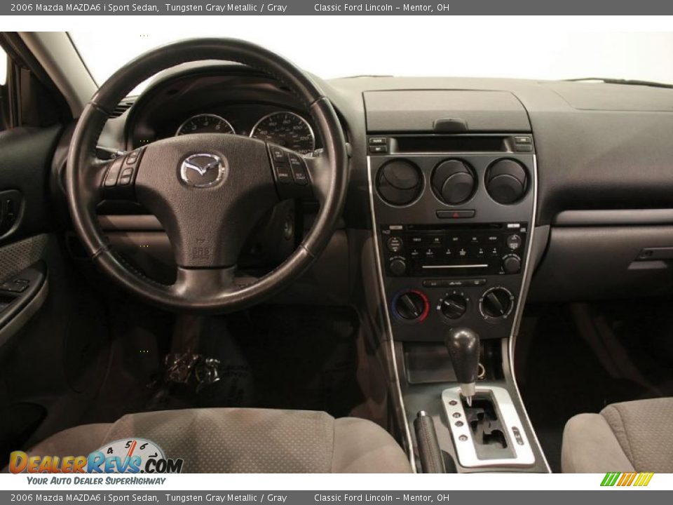 2006 Mazda MAZDA6 i Sport Sedan Tungsten Gray Metallic / Gray Photo #20